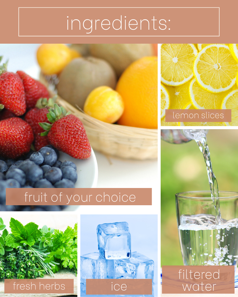 Fruit-Infused Detox Water Ingredients