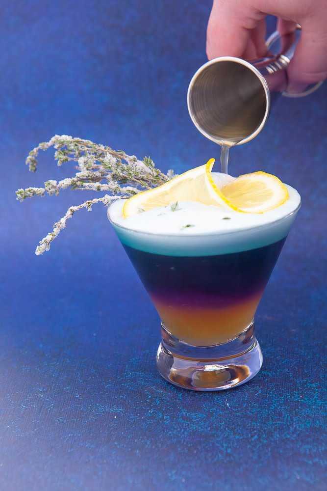 Blue Lotus Sin City Sunset Mocktail
