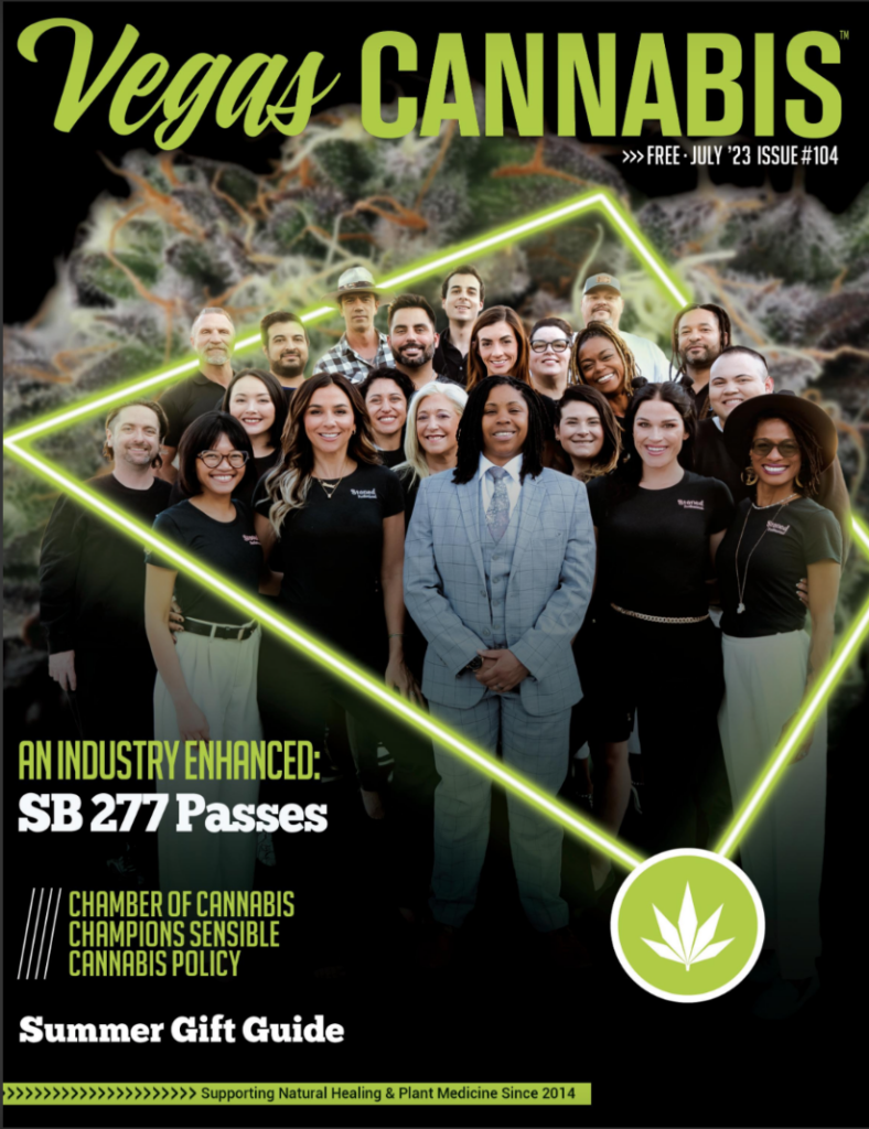 Vegas Cannabis Magazine July 2023 Cover
